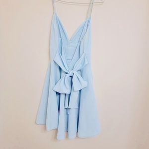 Lulu's low back bow dress by